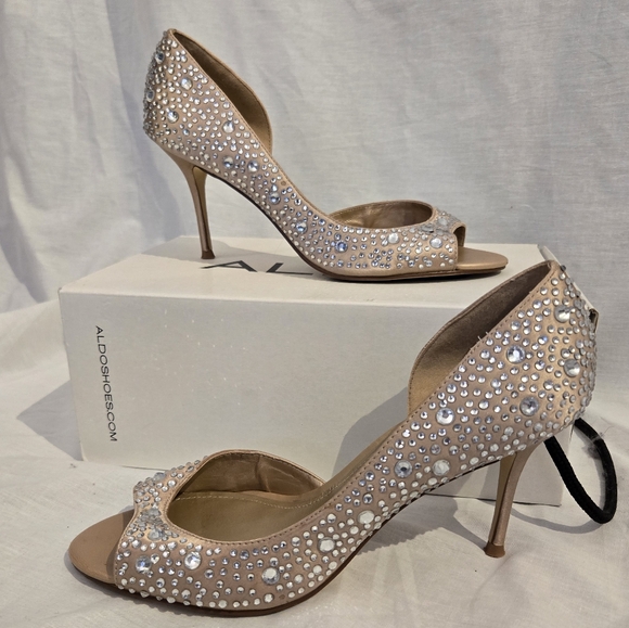 Aldo Aelizia Bejeweled Heels - Picture 1 of 7